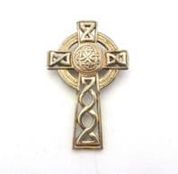 Vintage Large Celtic Cross Design Brooch