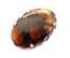 Vintage Large Celtic Style Marbled Porphyry Glass Statement Brooch By Miracle