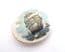 Vintage Large Ceramic Galleon Ship Design Brooch