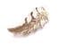 Vintage Large Coro Curving Leaf Design Statement Brooch