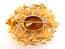 Vintage Large Faux Smoky Topaz And Foliate Design Brooch By Sarah Coventry.