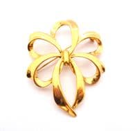 Vintage Large Floral Design Brooch By Napier
