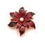 Vintage Large Layered Enamel And Faux Pearl Design Brooch By Fish And Crown Fine Enamels