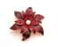 Vintage Large Layered Enamel And Faux Pearl Design Brooch By Fish And Crown Fine Enamels