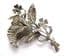 Vintage Large Marcasite Set Floral Design Statement Brooch