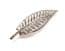 Vintage Large Marcasite Set Ornate Leaf Design Brooch