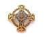 Vintage Large Miracle Celtic Cross Design Brooch