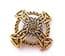 Vintage Large Miracle Celtic Cross Design Brooch