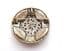 Vintage Large Miracle Celtic Zoomorphic Design Faux Gem Set Shield Design Brooch