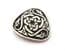 Vintage Large Pewter Zoomorphic Celtic Knot Work Detailed Brooch By St Justin
