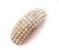 Vintage Large Rhinestone Set Art Deco Era Geometric Curved Design Dress Clip