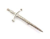 Vintage Large Scottish Claymore Sword Style Kilt Pin Brooch