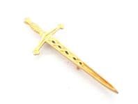 Vintage Large Scottish Sword Style Kilt Pin Brooch