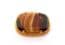 Vintage Large Sphinx Faux Agate Marbled Porphyry Glass Set Modernist Design Statement Brooch