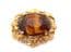 Vintage Large Sphinx Ornate Design Porphyry Glass Set Brooch