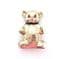 Vintage Large Teddy Bear Design Rhinestone Detailed Brooch