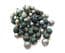 Vintage Layered Grey Green Faux Pearl Cascade Design Dropper Style Brooch