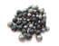 Vintage Layered Grey Green Faux Pearl Cascade Design Dropper Style Brooch