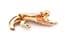 Vintage Long Leopard Big Cat Design Brooch