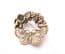 Vintage MASJ Silver Scenes Butterfly And Flower Pewter Brooch