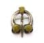 Vintage Miracle Celtic Scottish Penannular Style Brooch With Connemara Marble Detailing