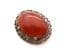 Vintage Miracle Faux Carnelian Cabochon Set Scottish Celtic Design Brooch