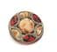 Vintage Miracle Large Faux Agate Set Scottish Celtic Shield Design Brooch