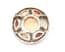 Vintage Miracle Large Faux Agate Set Scottish Celtic Shield Design Brooch