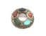 Vintage Miracle Large Faux Gem Set Medieval Style Brooch