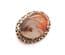 Vintage Miracle Marbled Agate Cabochon Set Scottish Celtic Design Brooch