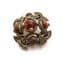 Vintage Miracle Scottish Celtic Style Faux Agate Set Brooch