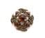 Vintage Miracle Scottish Celtic Style Faux Agate Set Brooch