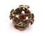 Vintage Miracle Scottish Celtic Style Faux Agate Set Brooch