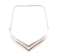Vintage Monet Statement Design Geometric Panel Collar Necklace