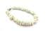 Vintage Pale Mint And White Shell Chip Boho Bracelet