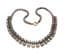 Vintage Rainbow Iris Glass Rhinestone Set Fringe Detailed Statement Design Choker Necklace