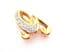 Vintage Rhinestone Detailed Initial G Letter Design Brooch