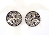 Vintage Sarah Coventry ' Birds In Flight ' Clip On Earrings