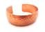 Vintage Sarah Coventry Embossed Copper Modernist Style Cuff Bracelet