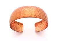 Vintage Sarah Coventry Embossed Copper Modernist Style Cuff Bracelet