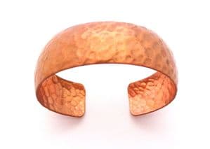 Vintage Sarah Coventry Embossed Copper Modernist Style Cuff Bracelet