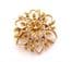 Vintage Sarah Coventry Peta Lure Floral Design Brooch