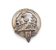 Vintage  Scottish Clan Walker Industria Design Brooch