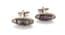 Vintage Scottish Style Faux Gem Set Cufflinks