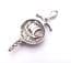 Vintage Scottish Sword And Shield Design Long Boat Detailed Brooch