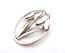 Vintage Silver Scenes Snowdrop Flower Design Silver Plated Pewter Brooch By MASJ