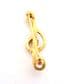 Vintage Small And Dainty Attwood And Sawyer Crystal Rhinestone Musical Note Brooch