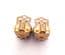Vintage Small And Dainty Blue Rhinestone Clip On Earrings