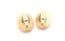 Vintage Small And Dainty Cloisonne Pink And Lilac Flower Design Blue Clip On Earrings