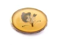 Vintage Small And Dainty Dried Flower Floral Brooch